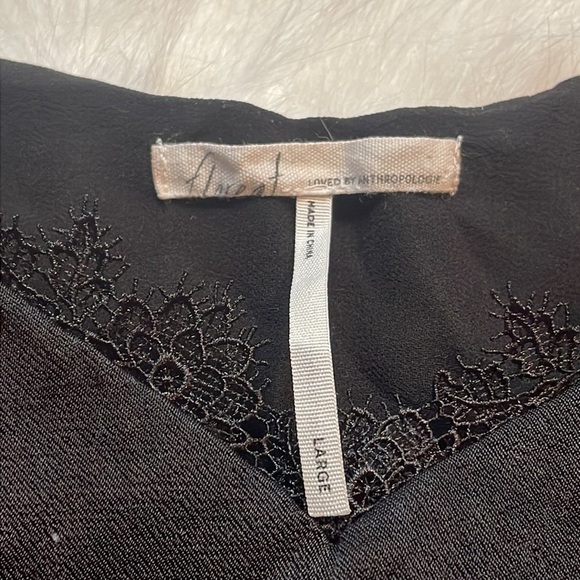 FLOREAT‎ By Anthropologie Black Tank Top - Picture 3 of 6